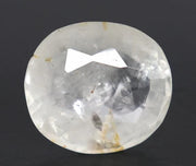 8.11/CT Natural White Sapphire with Govt Lab Certificate-13182D54112