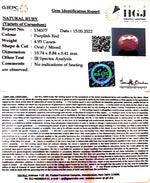 Load image into Gallery viewer, 4.93/CT Natural Mozambique Ruby with Govt. Lab Certificate-(12210)
