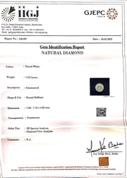 1.58/Carat Natural Diamond With Govt. Lab Certificate (120000)