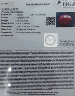 Load image into Gallery viewer, 10.34/CT Natural Indian Ruby with Govt. Lab Certificate-2331
