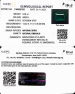 Load image into Gallery viewer, 9.36/CT Natural Panna Stone with Govt. Lab Certificate (45510)
