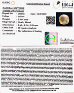 Load image into Gallery viewer, 3.93/CT Natural Ceylonese Pukhraj with Govt Lab Certificate-4551
