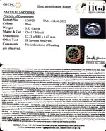 Load image into Gallery viewer, 5.82/CT Natural Neelam with Govt Lab Certificate (12210)
