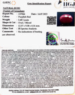 Load image into Gallery viewer, 5.48/CT Natural Indian Ruby with Govt. Lab Certificate-2331
