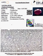 Load image into Gallery viewer, 4.94/CT Natural Neo Burma Ruby with Govt. Lab Certificate-5661
