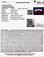 Load image into Gallery viewer, 6.58/CT Natural Neo Burma Ruby with Govt. Lab Certificate-4551
