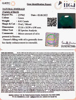 Load image into Gallery viewer, 4.61 Carat Natural Panna Stone with Govt. Lab Certified-12210
