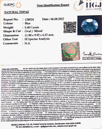 Load image into Gallery viewer, 5.99 Ratti Blue Topaz with Govt Lab Certificate-(1665)
