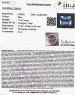 Load image into Gallery viewer, 7.88 Ratti Blue Topaz with Govt Lab Certificate-(1665)
