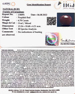 Load image into Gallery viewer, 6.78/CT Natural Neo Burma Ruby with Govt. Lab Certificate-3441
