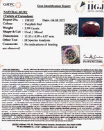 Load image into Gallery viewer, 4.42 Ratti Natural Indian Ruby with Govt. Lab Certificate-(1221)
