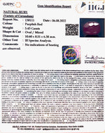 Load image into Gallery viewer, 5.43/CT Natural Mozambique Ruby with Govt. Lab Certificate-(12210)
