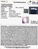 Load image into Gallery viewer, 10.28/CT Natural Blue Sapphire with Govt Lab Certificate-(2331)
