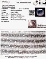 Load image into Gallery viewer, 3.66/CT Natural Ceylonese Neelam with Govt Lab Certificate-BLUSA9S
