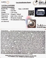 Load image into Gallery viewer, 1.34/CT Natural Ceylonese Neelam with Govt Lab Certified (BLUESA9S)
