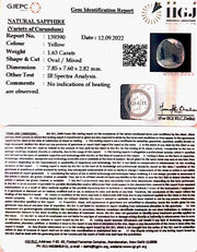1.63 Carat Natural Ceylonese Pukhraj with Govt Lab Certificate-YELSA9S