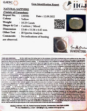 10.23 Carat Natural Ceylonese Pukhraj with Govt Lab Certificate-6771