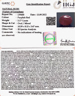 Load image into Gallery viewer, 3.17/CT Natural Mozambique Ruby with Govt. Lab Certificate-7881
