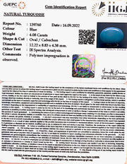 4.08 Carat Turquoise-(832)