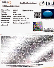 6.76 Carat Turquoise-(832)