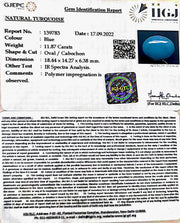 11.87 Carat Turquoise-(832)