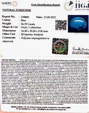 40.28 Carat Turquoise-(1221)