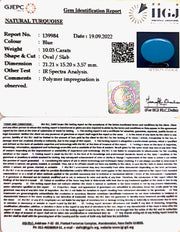 10.03 Carat Turquoise-(832)