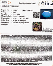 9.19 Carat Turquoise-(832)