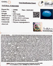 6.58 Carat Turquoise-(832)