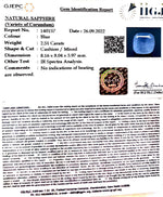 Load image into Gallery viewer, 2.51/CT Natural Ceylonese Neelam with Govt Lab Certified (12210)
