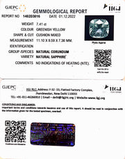3.37/CT Natural Purple Sapphire with Govt. Lab Certificate-71591
