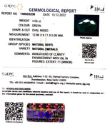 Load image into Gallery viewer, 4.55//CT Natural Panna Stone with Govt. Lab Certified-(4551)
