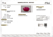 3.38/CT Natural Ruby Stone with Govt. Lab Certificate-15909S205589