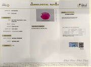 4.71/CT Natural Ruby Stone with Govt. Lab Certificate-16016S205952