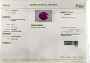 5.66/CT Natural Ruby Stone with Govt. Lab Certificate-16140S206355