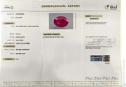11.21/CT Natural Ruby Stone with Govt. Lab Certificate-16140S206360