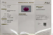 5.82/CT Natural Ruby Stone with Govt. Lab Certificate-16275S206785