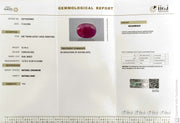 10.19/CT Natural Ruby Stone with Govt. Lab Certificate-16275S206800