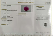 8.54/CT Natural Ruby Stone with Govt. Lab Certificate-16275S206809