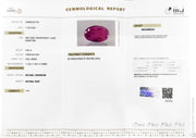 3.69/CT Natural Ruby Stone with Govt. Lab Certificate-16489S207700