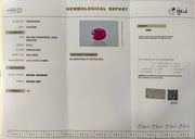 5.78/CT Natural Ruby Stone with Govt. Lab Certificate-16839S209420
