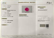 3.73/CT Natural Ruby Stone with Govt. Lab Certificate-16839S209424