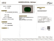 5.83/CT Natural Panna Stone with Govt. Lab Certificate-16910S209833
