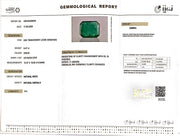 6.47/CT Natural Panna Stone with Govt. Lab Certificate-16910S209835