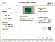 6.64/CT Natural Panna Stone with Govt. Lab Certificate-16910S209829