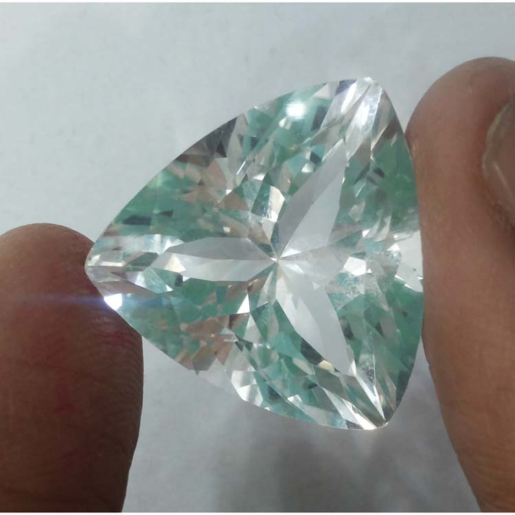 Rock Crystal Quartz Triangular