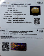 Load image into Gallery viewer, 7.66/CT Natural Ceylonese Pukhraj with Govt Lab Certificate-(4551)
