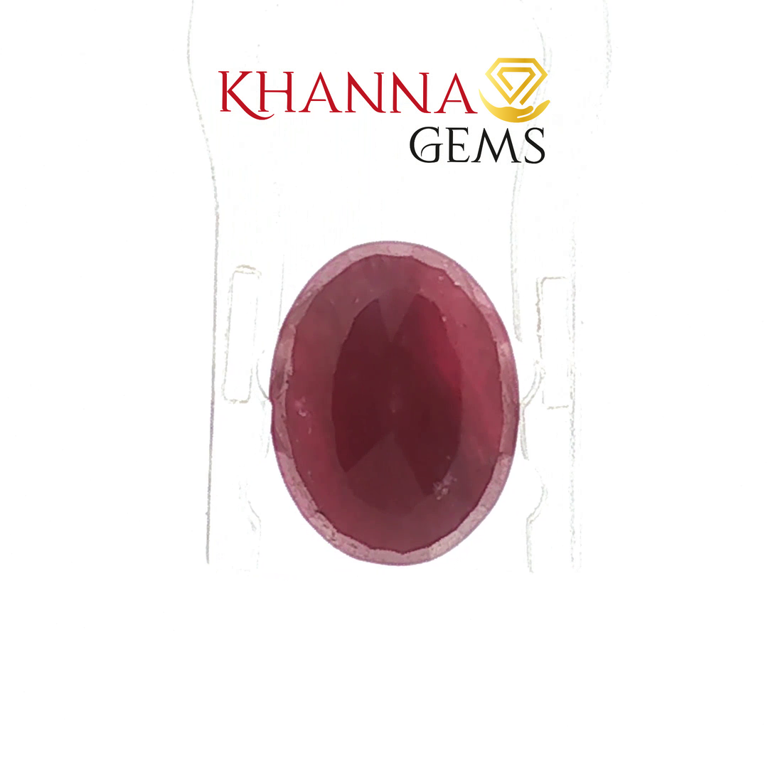 3.96/CT Natural Ruby Stone with Govt. Lab Certificate-139979