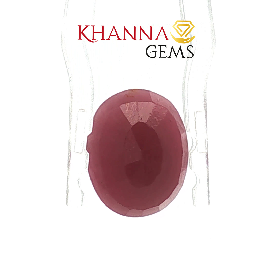 5.59/CT Natural Ruby Stone with Govt. Lab Certificate-2001D5322