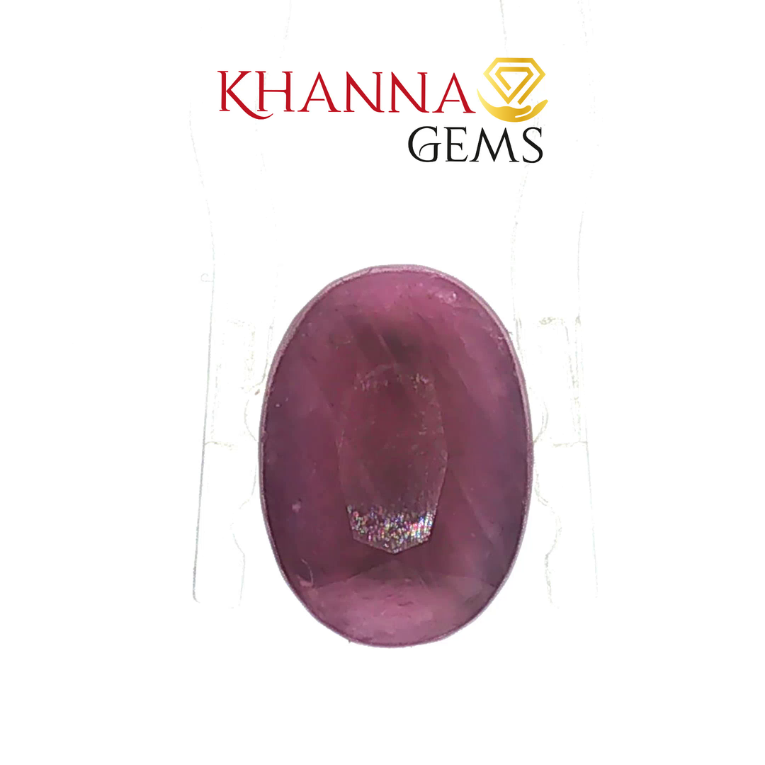6.31/CT Natural Ruby Stone with Govt. Lab Certificate-137035